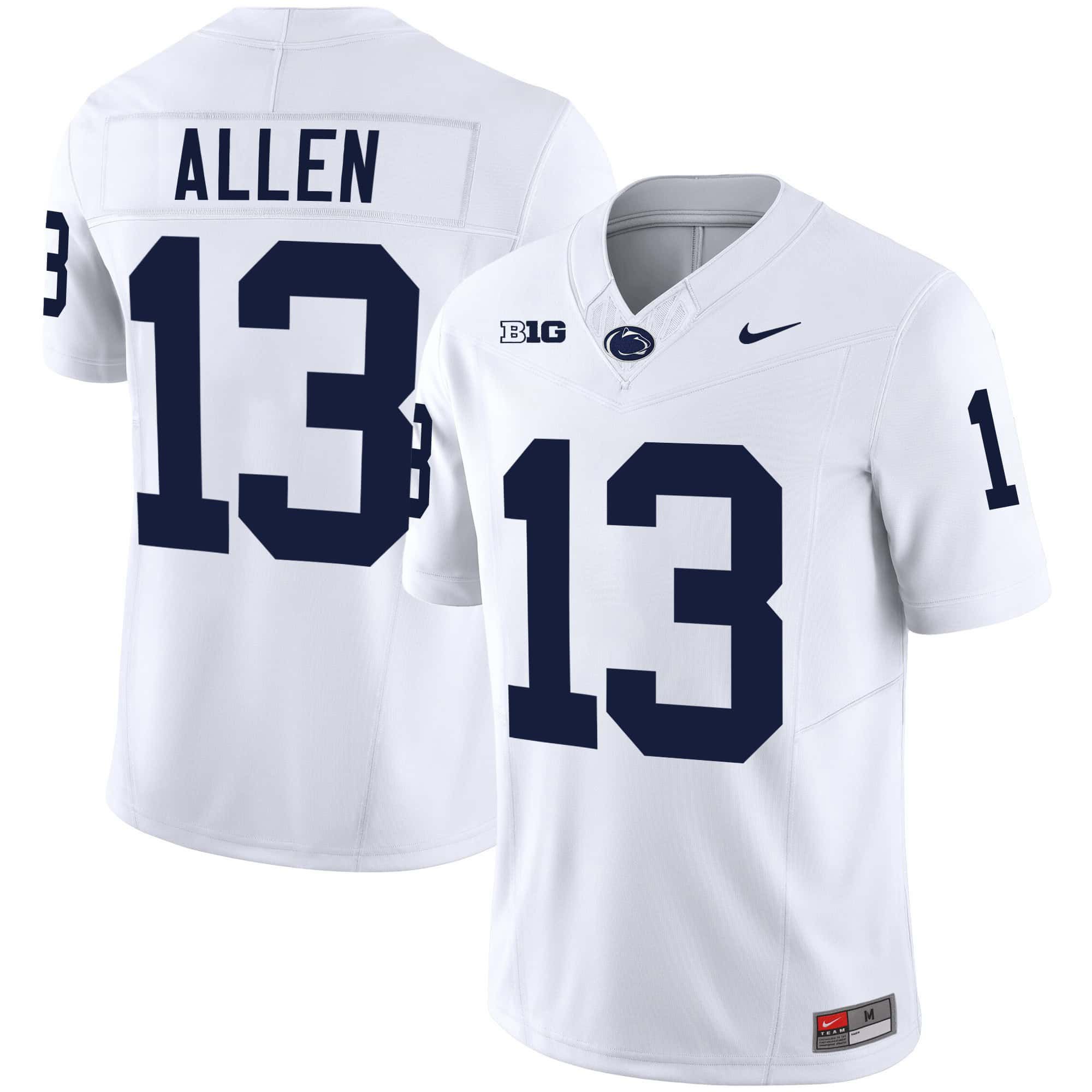 Men Penn State Nittany Lions #13 Allen White 2024 Nike Vapor Limited NCAA Jersey